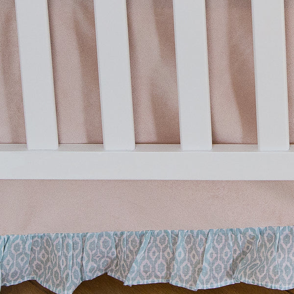 Aazon.co: Levtex Baby - Everly Crib Bed Set - Baby Nursery Set - Aqua