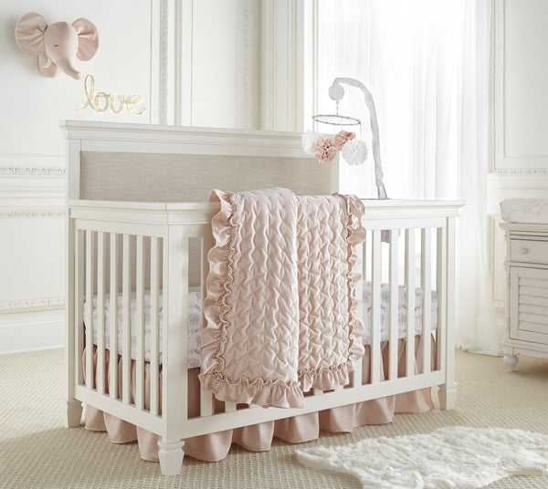 Blush crib sheet store