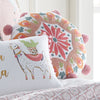 Lima Llama Round Crewel Pillow