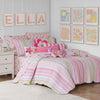 Merrill Stripe Girl Quilt Set