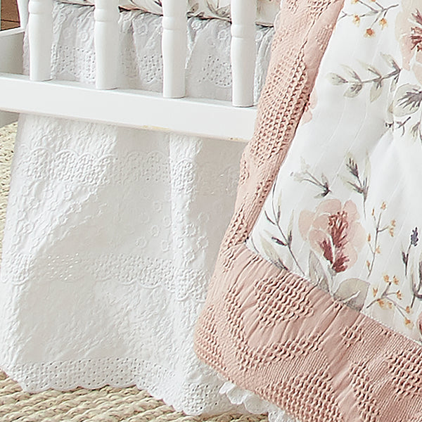 Baby Girl Levtex Baby Elise Grey And Pink Floral Levtex Baby