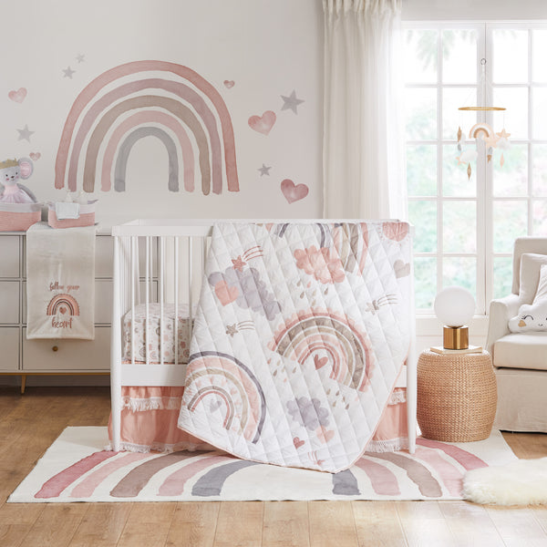 Over the Rainbow 4pc Crib Set
