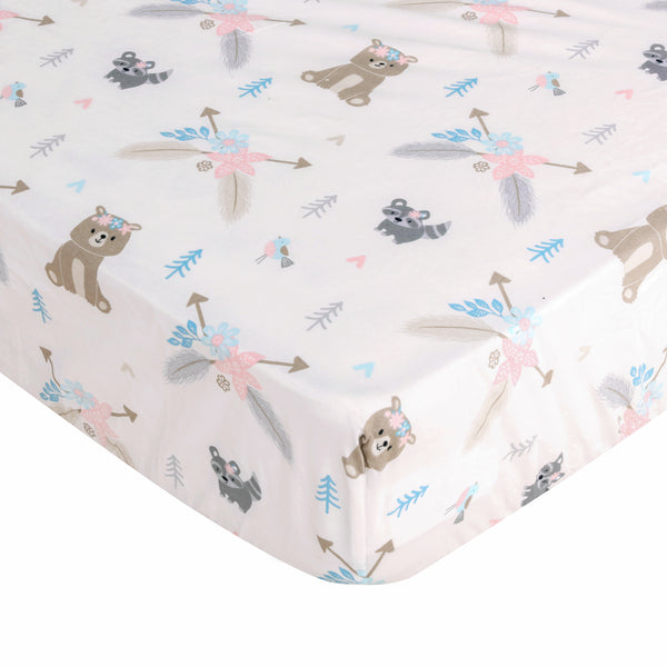 Levtex Baby Malia Bear Fitted Crib Sheet