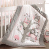 Night Owl 5PC Bedding Set - Pink