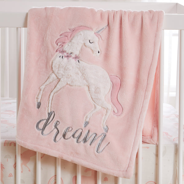 Baby girl unicorn outlet blanket