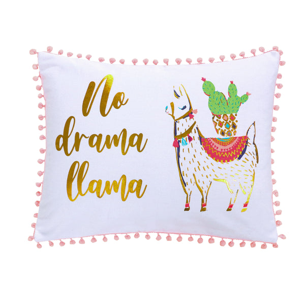 Lima Llama No Drama Llama Pillow