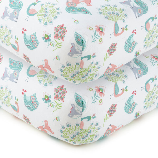 Fiona Fitted Crib Sheet - set of 2