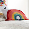 Chantal Rainbow Crewel Tassel Pillow