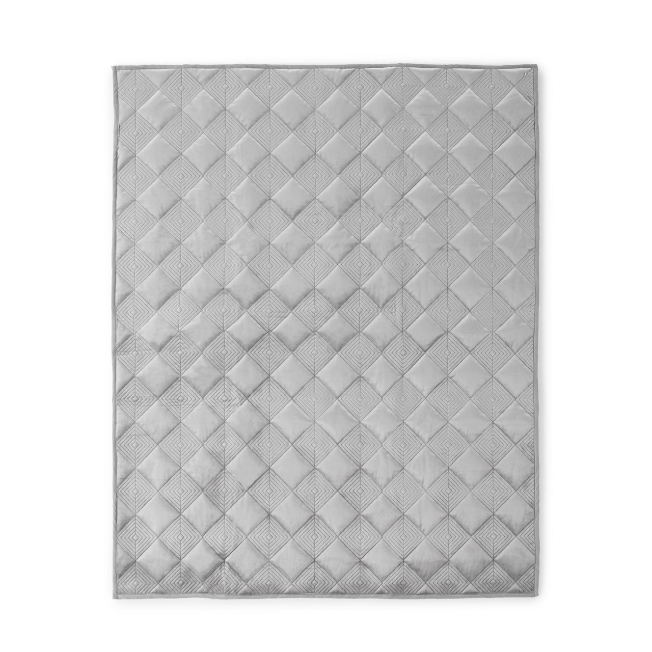 Heritage Grey Velvet Baby Quilt Levtex Baby