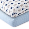 Trail Mix Fitted Crib Sheet - set of 2