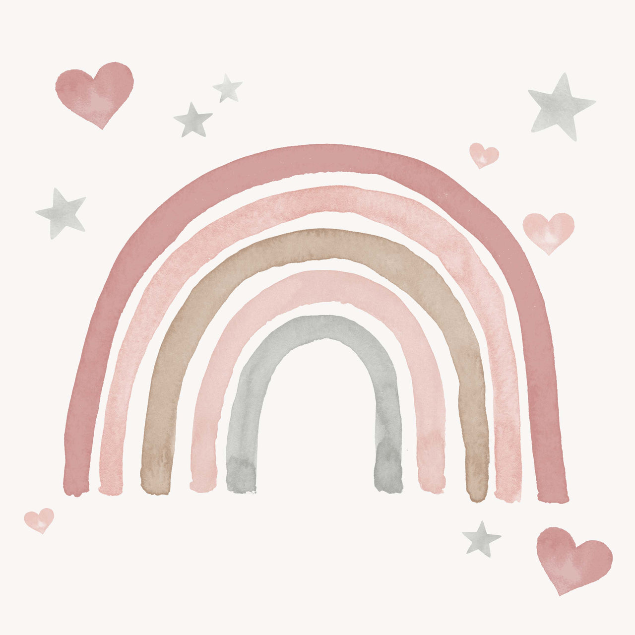 Week Day Stickers - Large - Pastel Rainbow - Brush Style – rebelinkco
