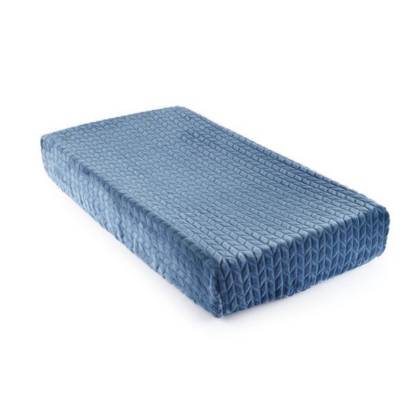 Navy Chevront Changing Pad Cover