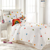 Rainbow Pom Comforter Set